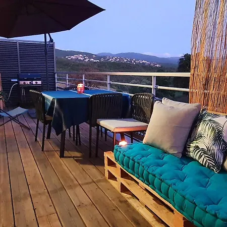 T2 Yucca Lcp - Beautiful 48 M2 2-room, 17 M2 Terrace, New, Air Conditioning