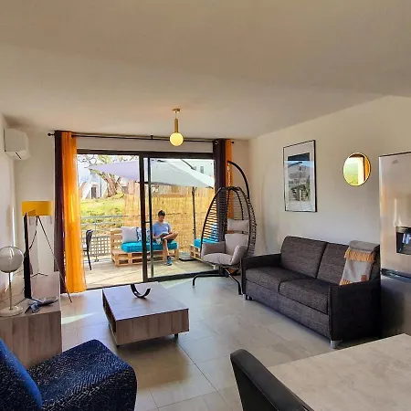 Apartment T2 Yucca Lcp - Beautiful 48 M2 2-room, 17 M2 Terrace, New, Air Conditioning