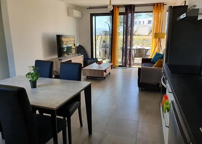 아파트 T2 Yucca Lcp - Beautiful 48 M2 2-room, 17 M2 Terrace, New, Air Conditioning *