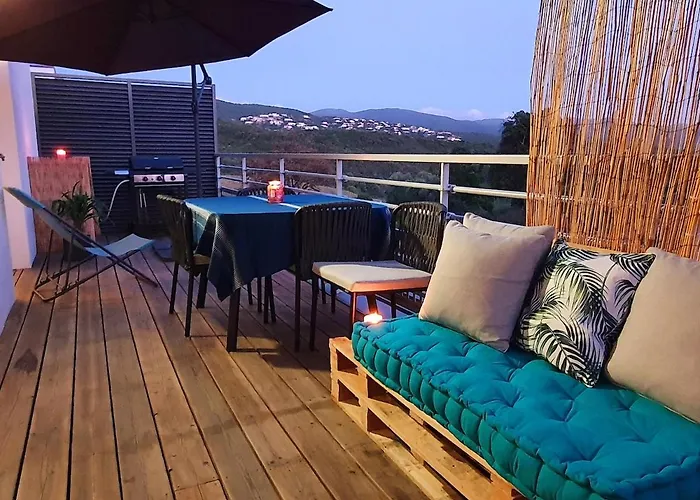 T2 Yucca Lcp - Beautiful 48 M2 2-room, 17 M2 Terrace, New, Air Conditioning